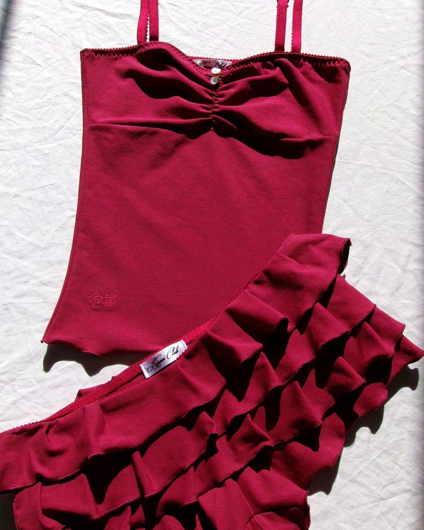 恋人 Koibito Red Cotton Cami