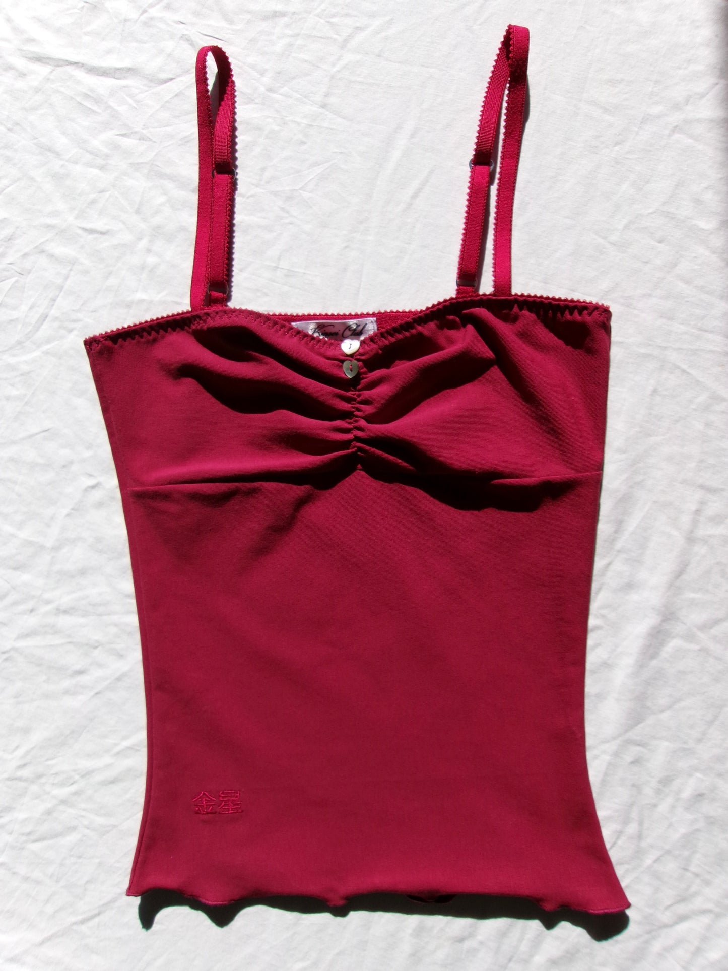 恋人 Koibito Red Cotton Cami