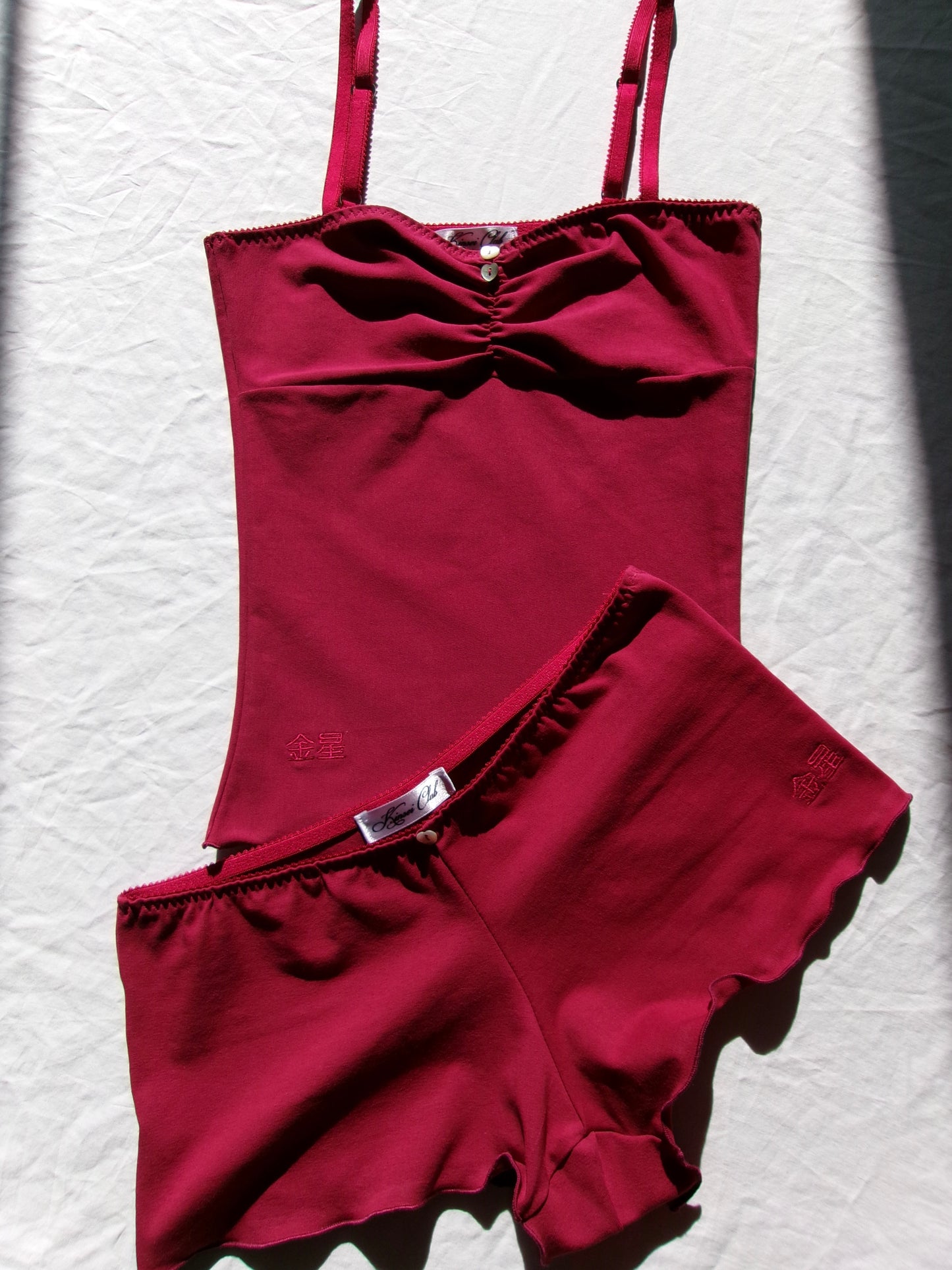 恋人 Koibito Red Cotton Cami