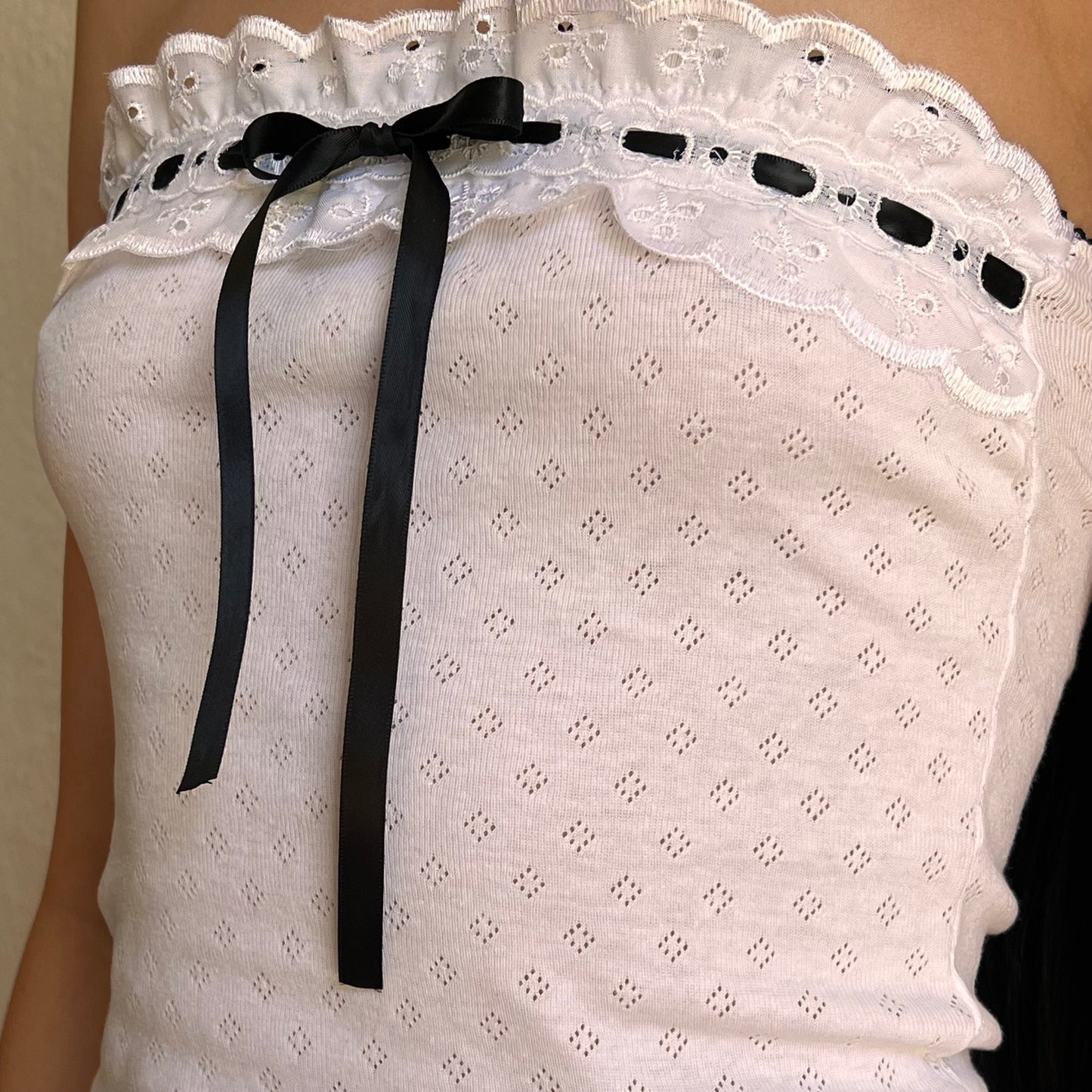 うさぎ Usagi Top in White