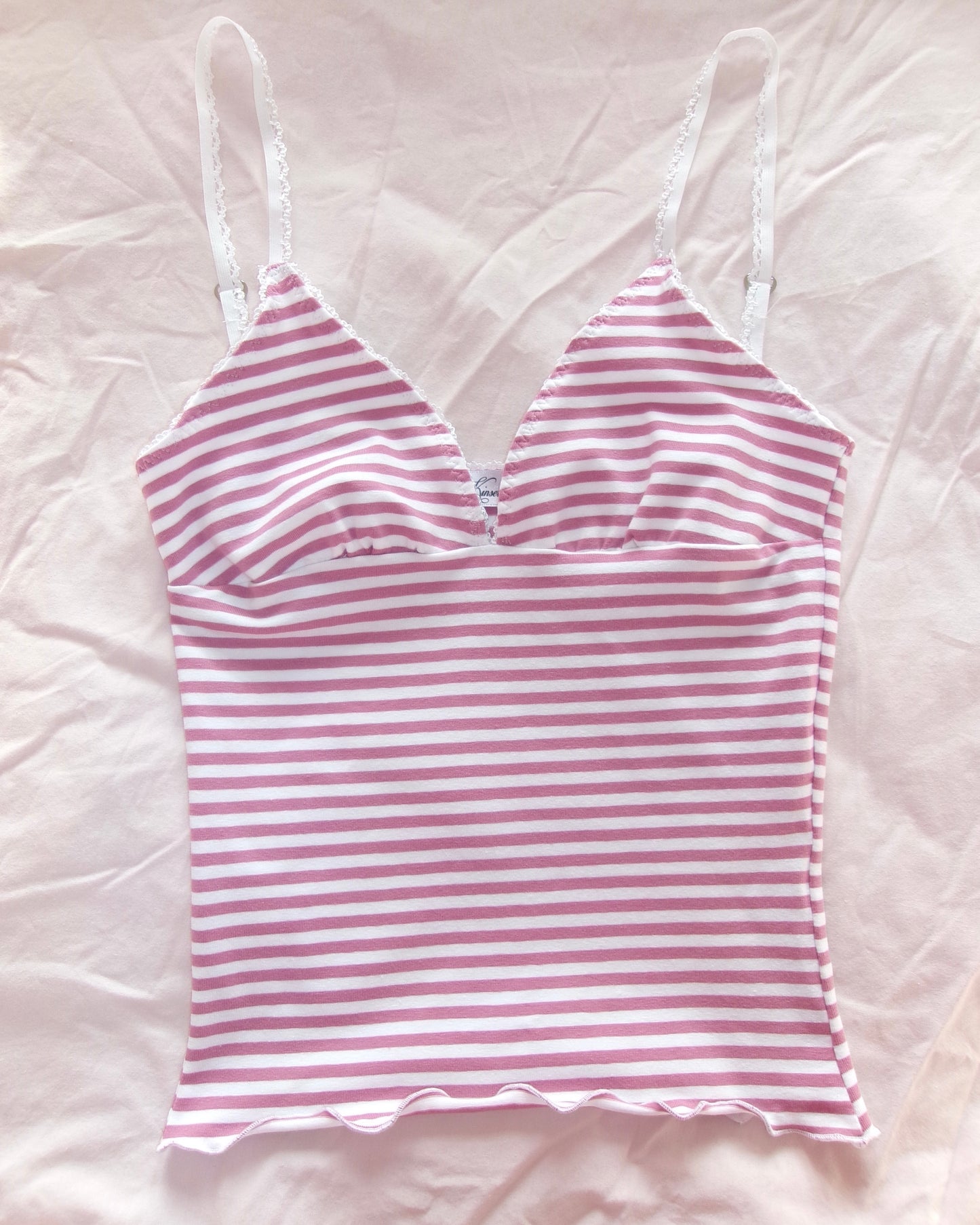 いちご Ichigo Striped Cotton Cami