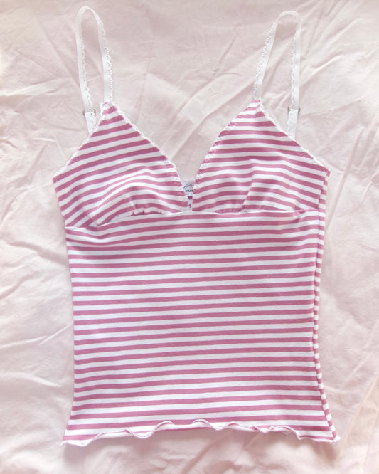 いちご Ichigo Striped Cotton Cami