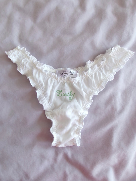 クローバー  Clover Cotton Ruffle Knickers
