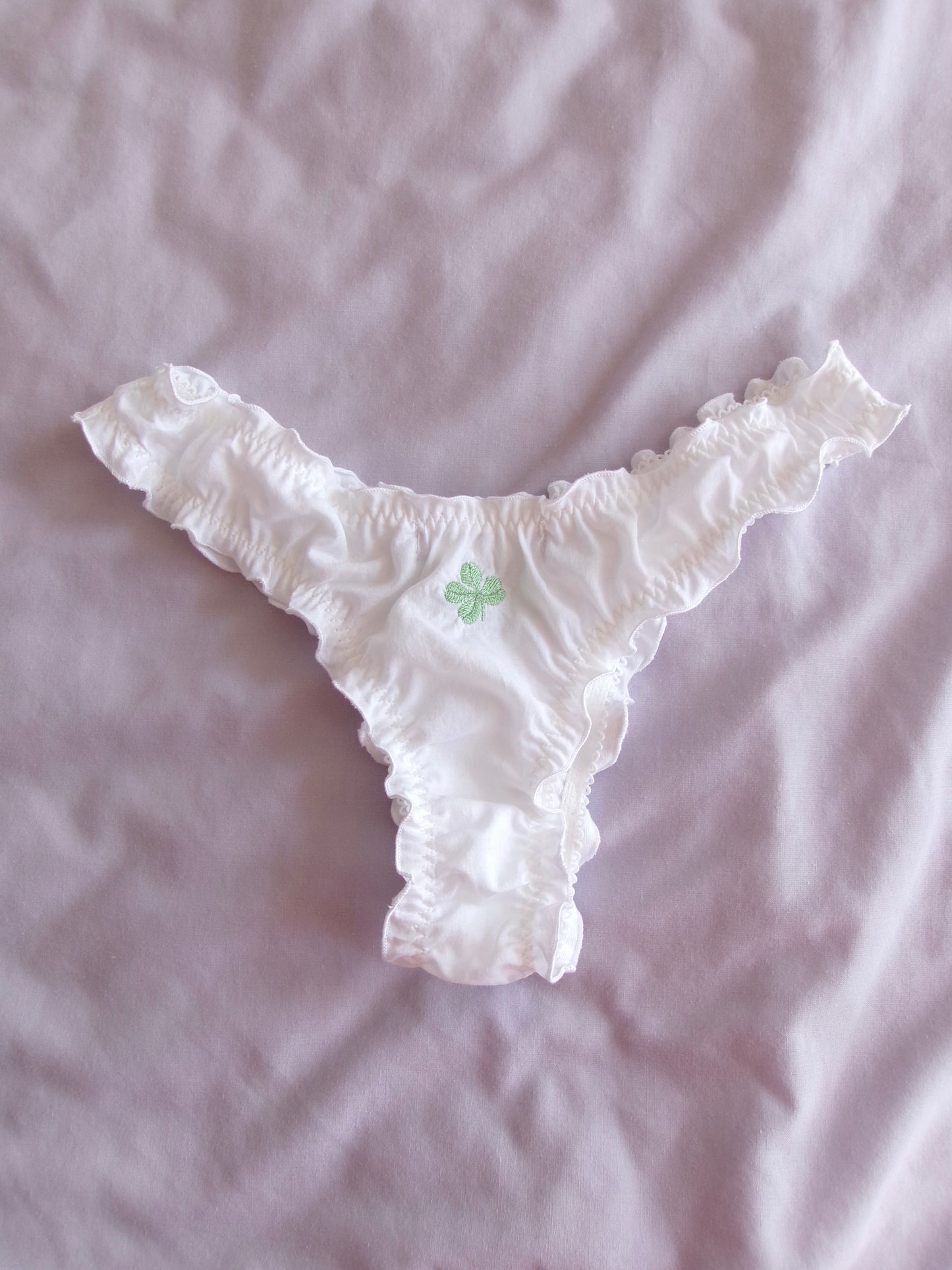 クローバー  Clover Cotton Ruffle Knickers