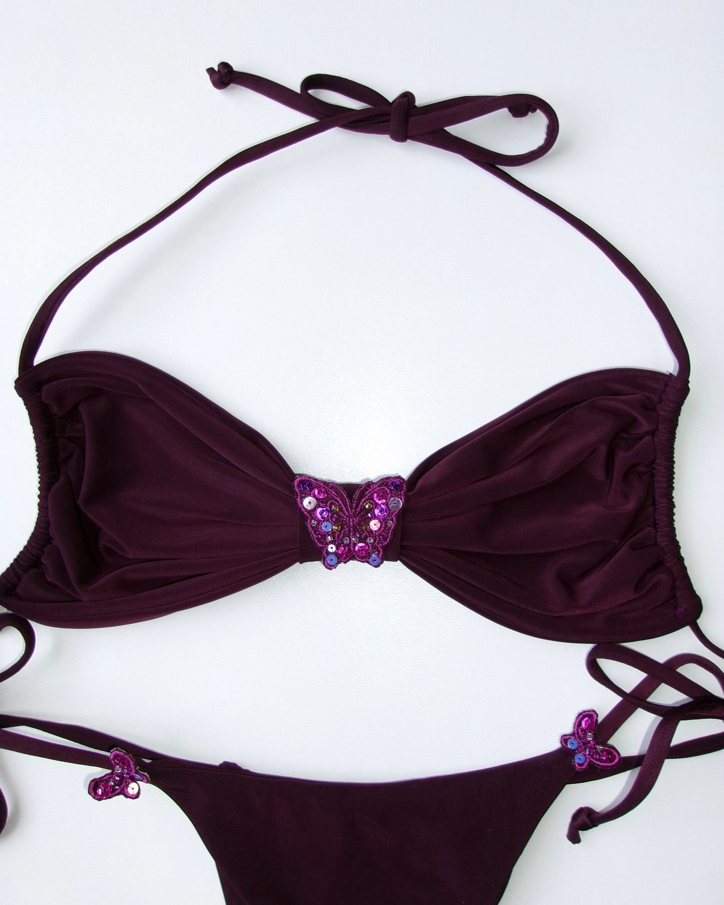 胡蝶 Kochou Bikini Top in Purple